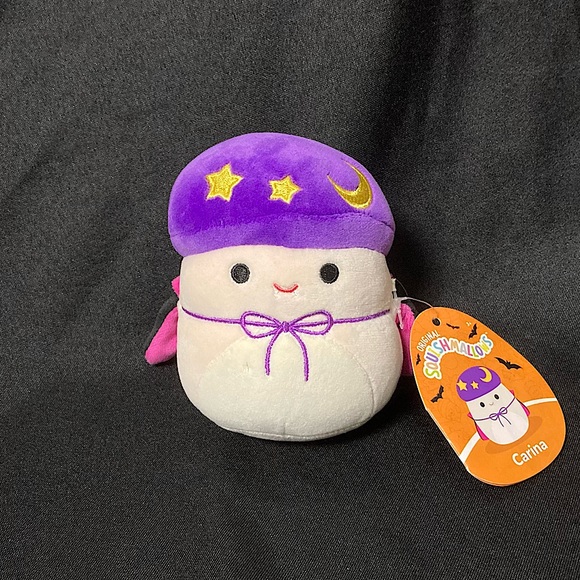 Halloween Squishmallow Carina The Mushroom Vampire 5” - Picture 1 of 14